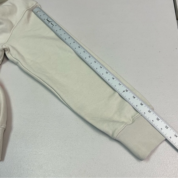 Goodfellow Men's Cream Hoodie Ultra-Soft Fleece Sweater Size L - Picture 13 of 13